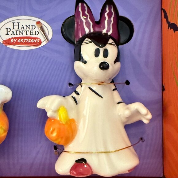 Disney‎ Mickey & Minnie Mouse Frankenstein Halloween Salt & Pepper Shaker Set - Picture 7 of 7